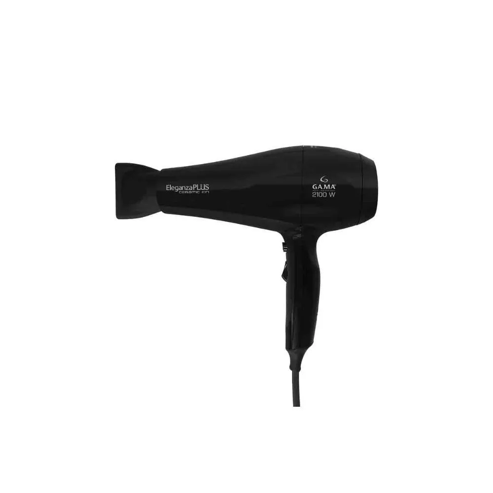 SECADOR DE CABELO CERAMIC ÍON PRETO 127V– GAMA