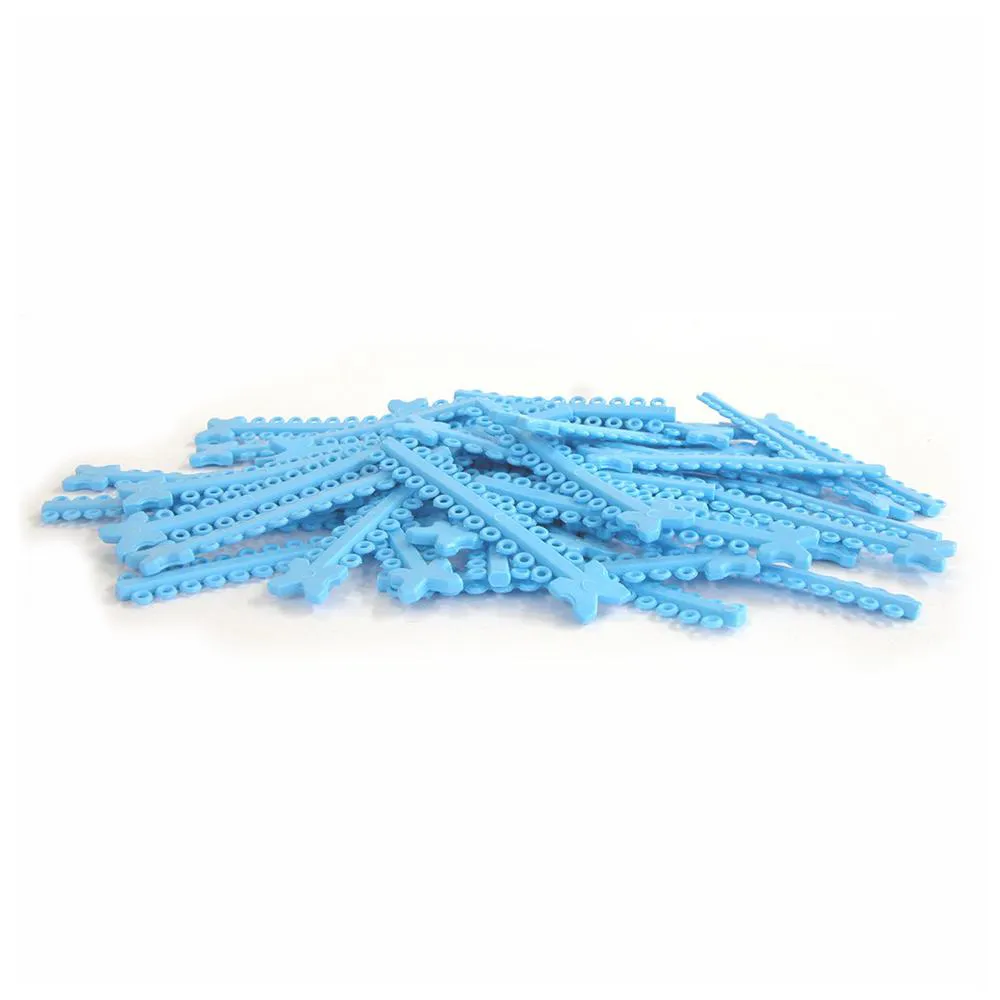 ELáSTICO ORTODôNTICO LIGADURA MODULAR 1000UN. MORELLI Azul Bebê