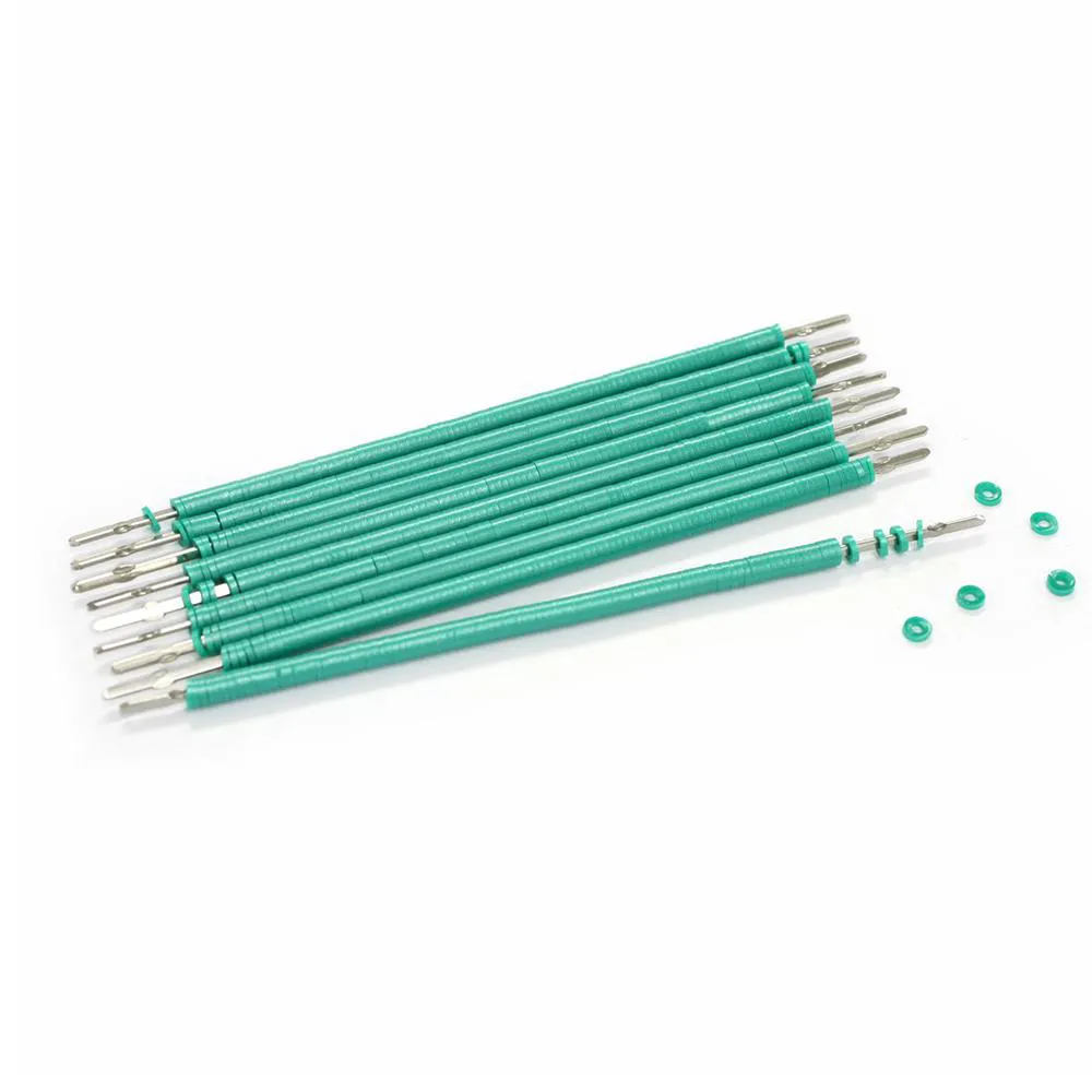 ELáSTICO ORTODôNTICO LIGADURA BENGALINHA 1000UN. MORELLI Verde Pérola