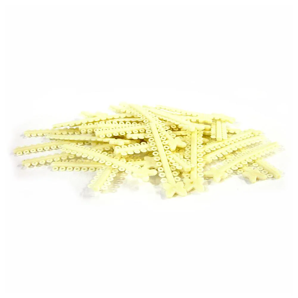 ELáSTICO ORTODôNTICO LIGADURA MODULAR 1000UN. MORELLI Marfim