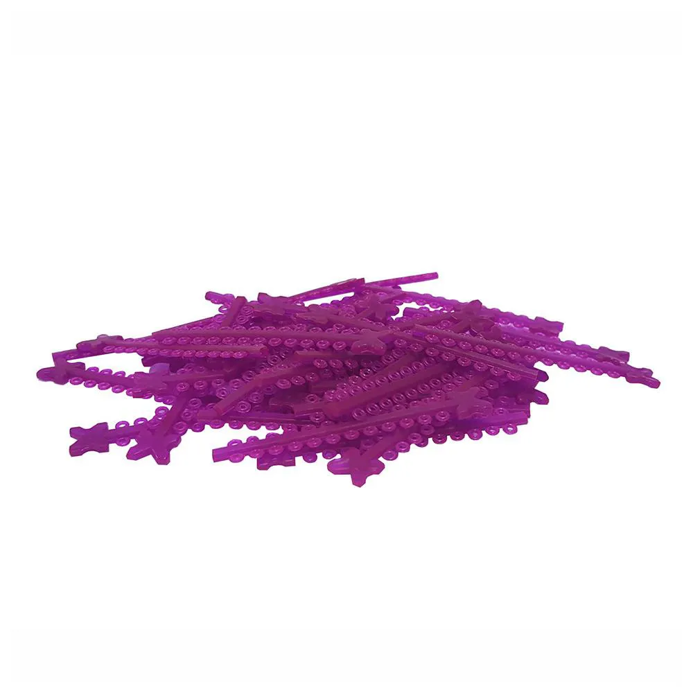 ELáSTICO ORTODôNTICO LIGADURA MODULAR 1000UN. MORELLI UVA Cristal