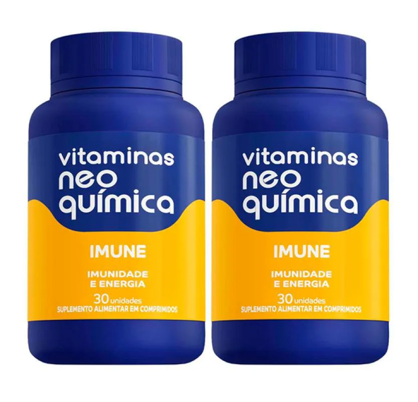 KIT 2 VITAMINA IMUNE 30 CáPSULAS - NEO QUIMICA