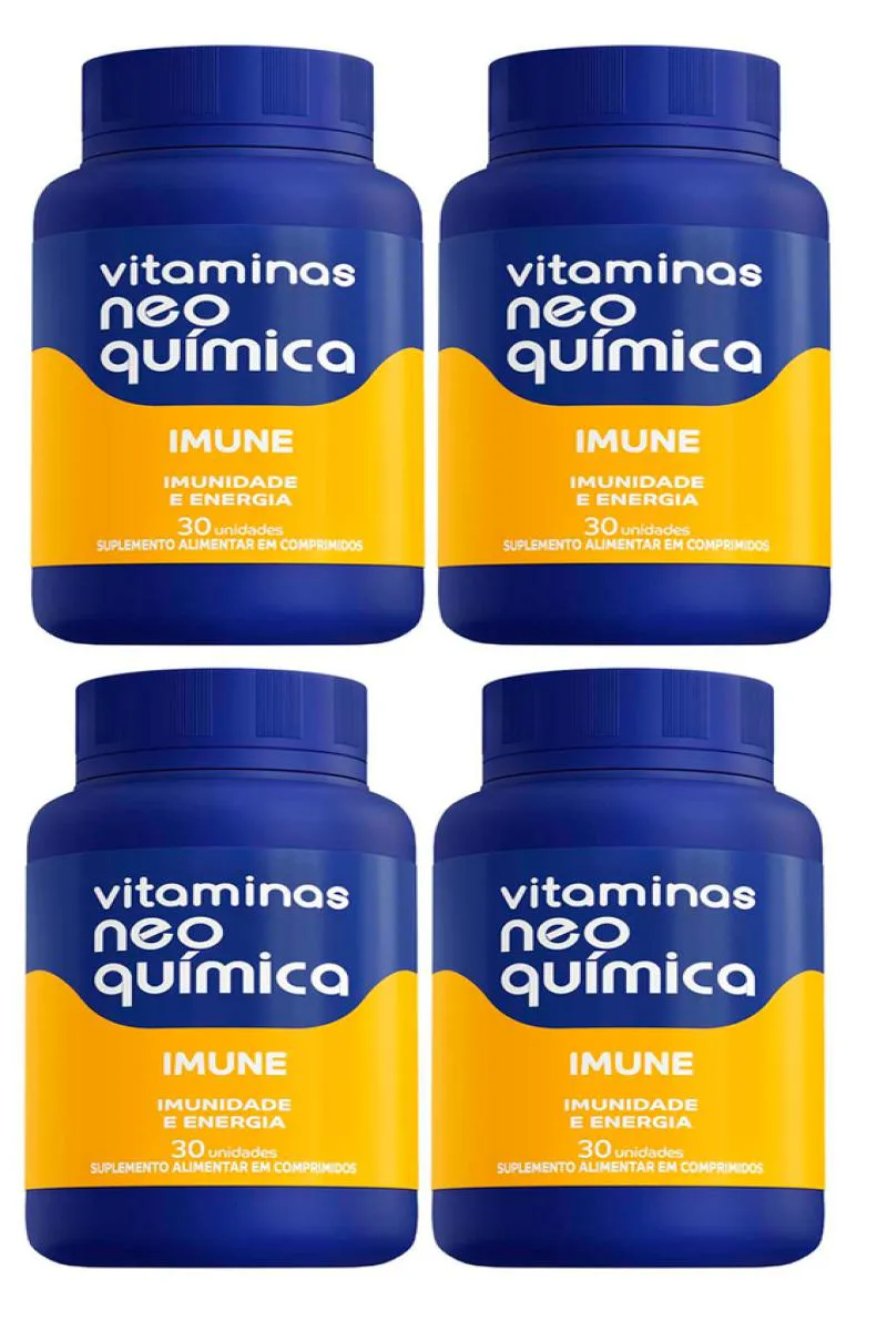 KIT 4 VITAMINA IMUNE 30 CáPSULAS - NEO QUIMICA