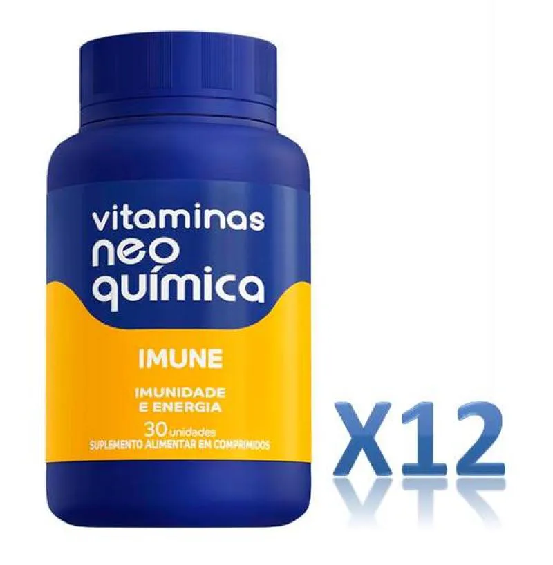 KIT 12 VITAMINA IMUNE 30 CáPSULAS - NEO QUIMICA