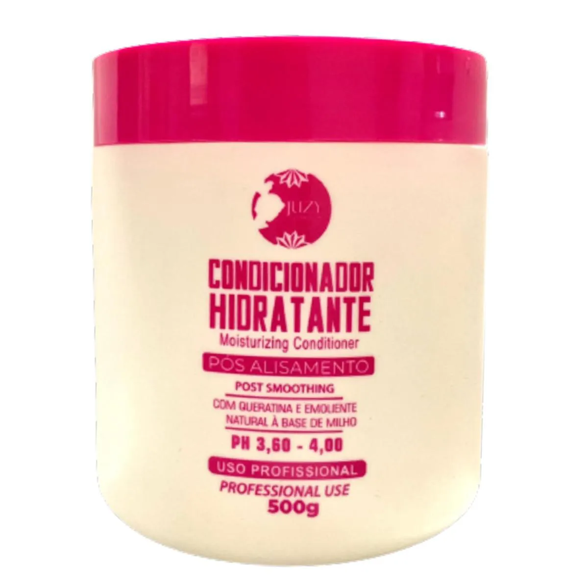 CONDICIONADOR HIDRATANTE C/ QUERATINA E EMOLIENTE NATURAL A BASE DE MILHO 500G.