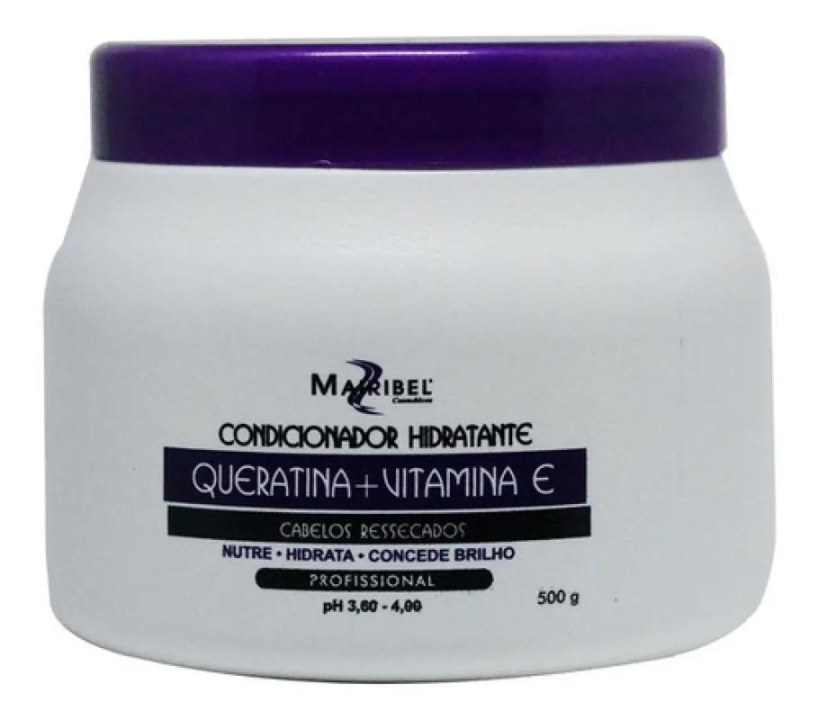 HIDRATAçãO MAIRIBEL QUERATINA 500G CABELOS RESSECADOS
