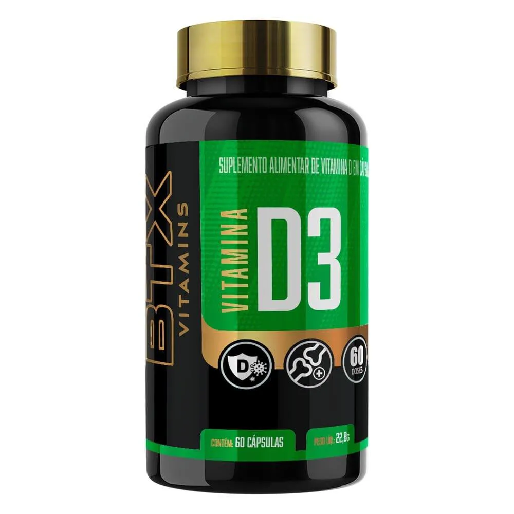VITAMINA D3 BTX 60 CAPS