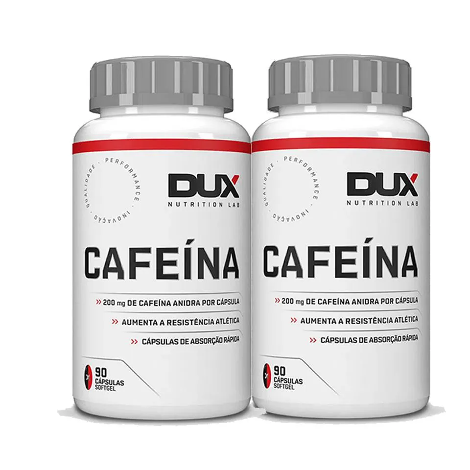 Kit 2x Cafeína Dux Termogênico 90 Cápsulas