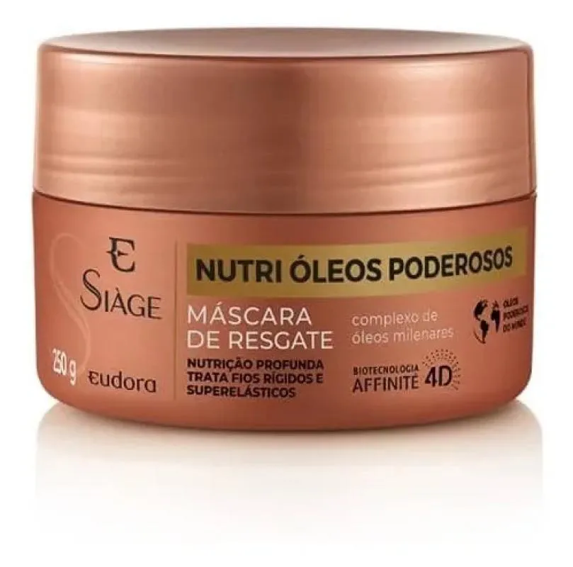 MáSCARA CAPILAR SIàGE NUTRI ÓLEOS PODEROSOS 250G
