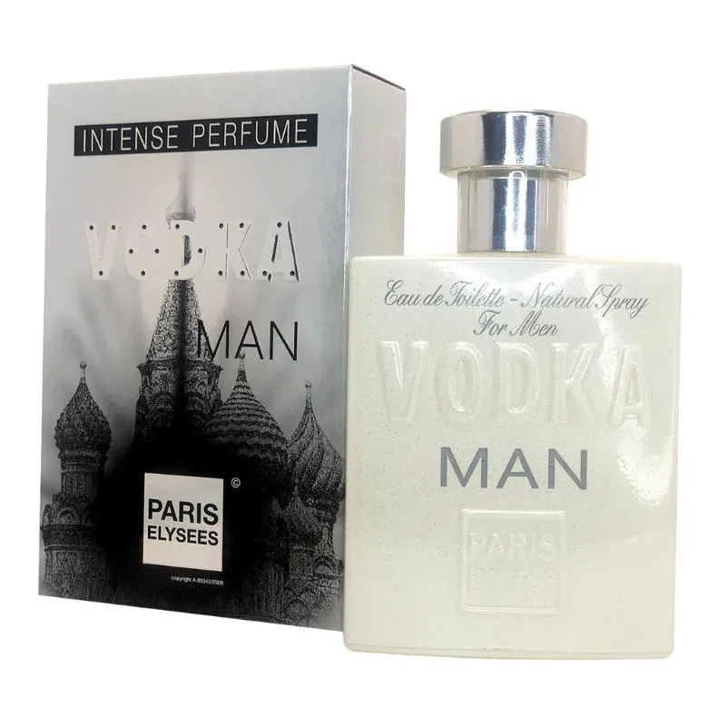 PERFUME VODKA MAN MASCULINO EAU DE TOILETTE 100 ML PARIS ELYSEES 100ml