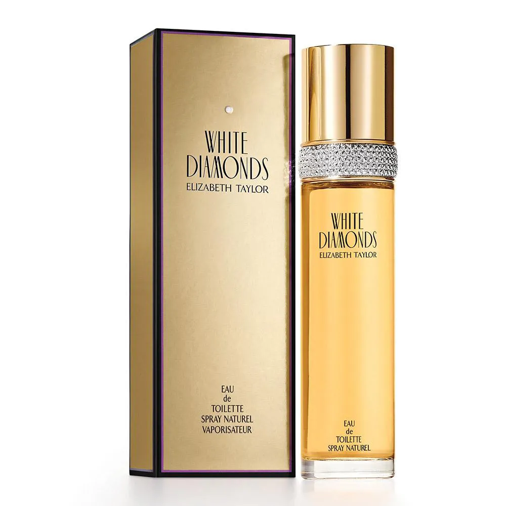 PERFUME WHITE DIAMONDS FEMININO EAU DE TOILETTE ELIZABETH TAYLOR 100ML