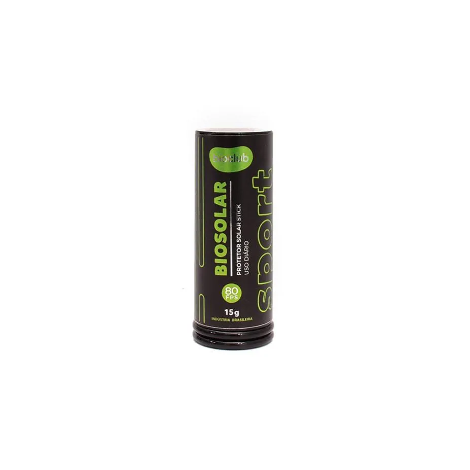 PROTETOR SOLAR STICK NATURAL - BIOSOLAR STICK SPORT® 15G FPS 80