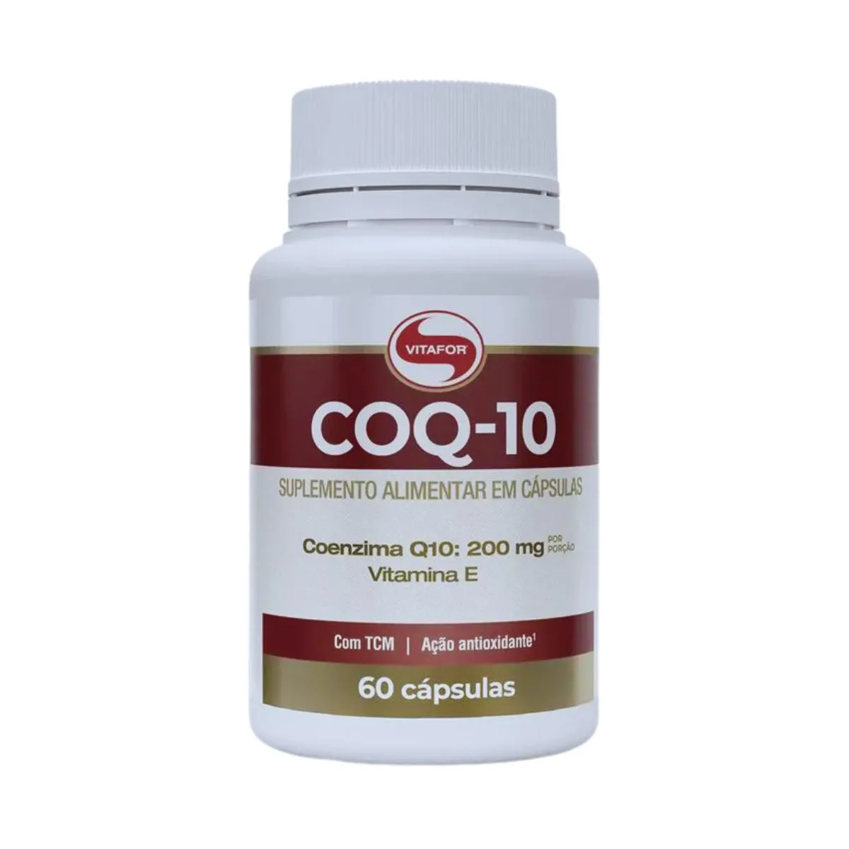 COENZIMA Q10 200MG + VITAMINA E COM TCM 60 CáPSULAS VITAFOR