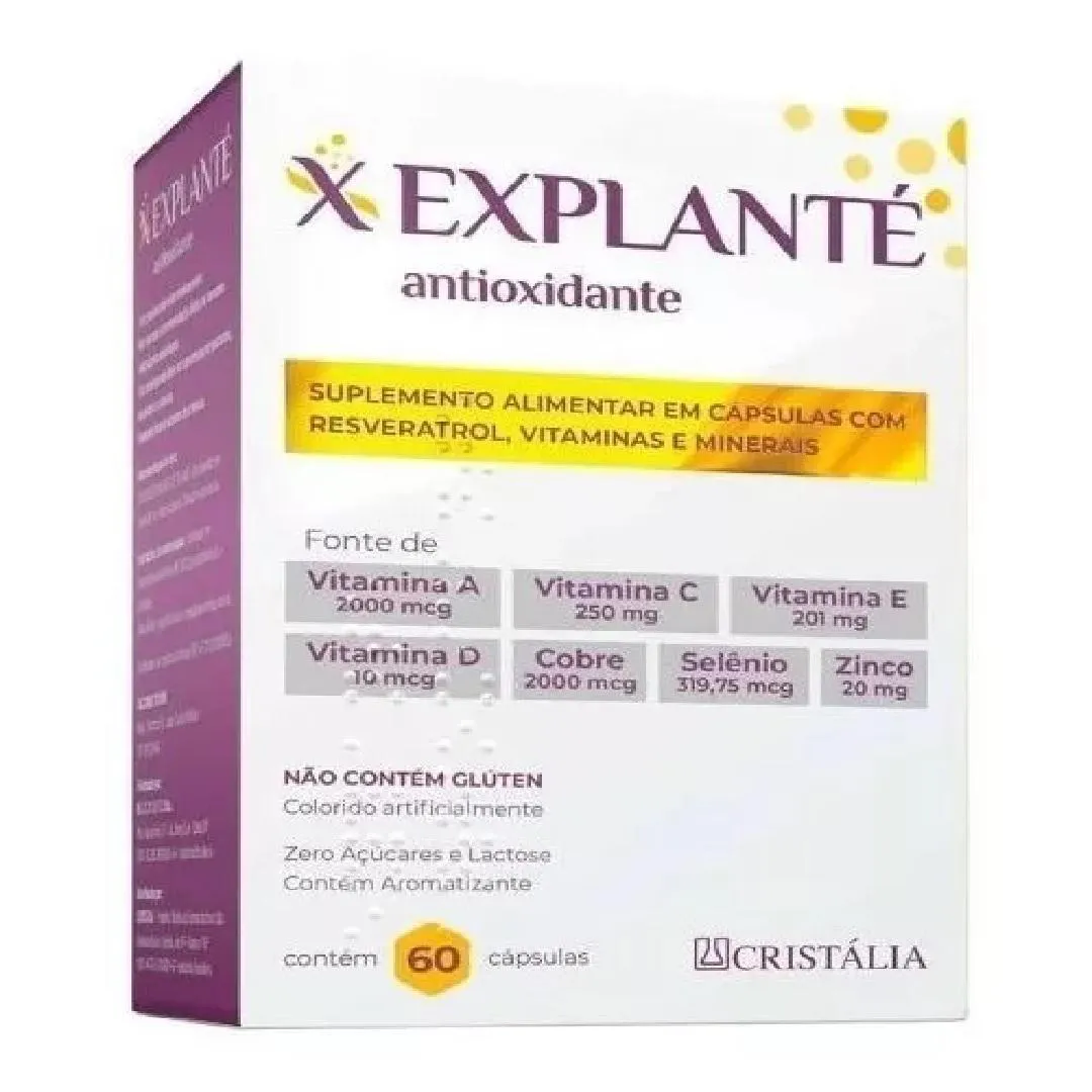 EXPLANTé POLI VITAMíNICO ANTIOXIDANTE 60 CáPSULAS