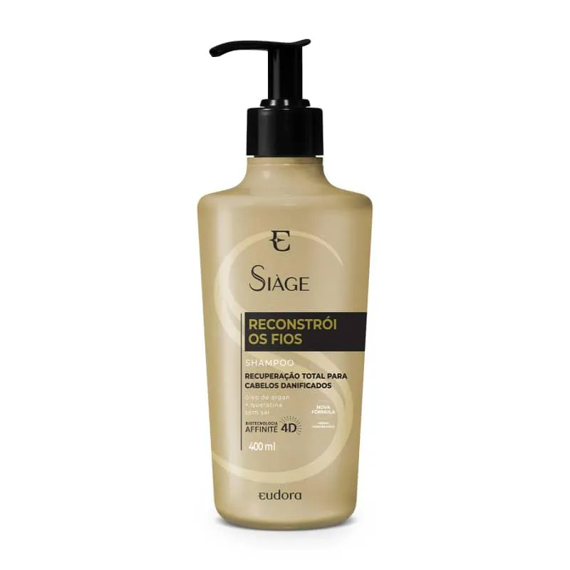 SHAMPOO SIàGE RECONSTRóI OS FIOS EUDORA 400ML