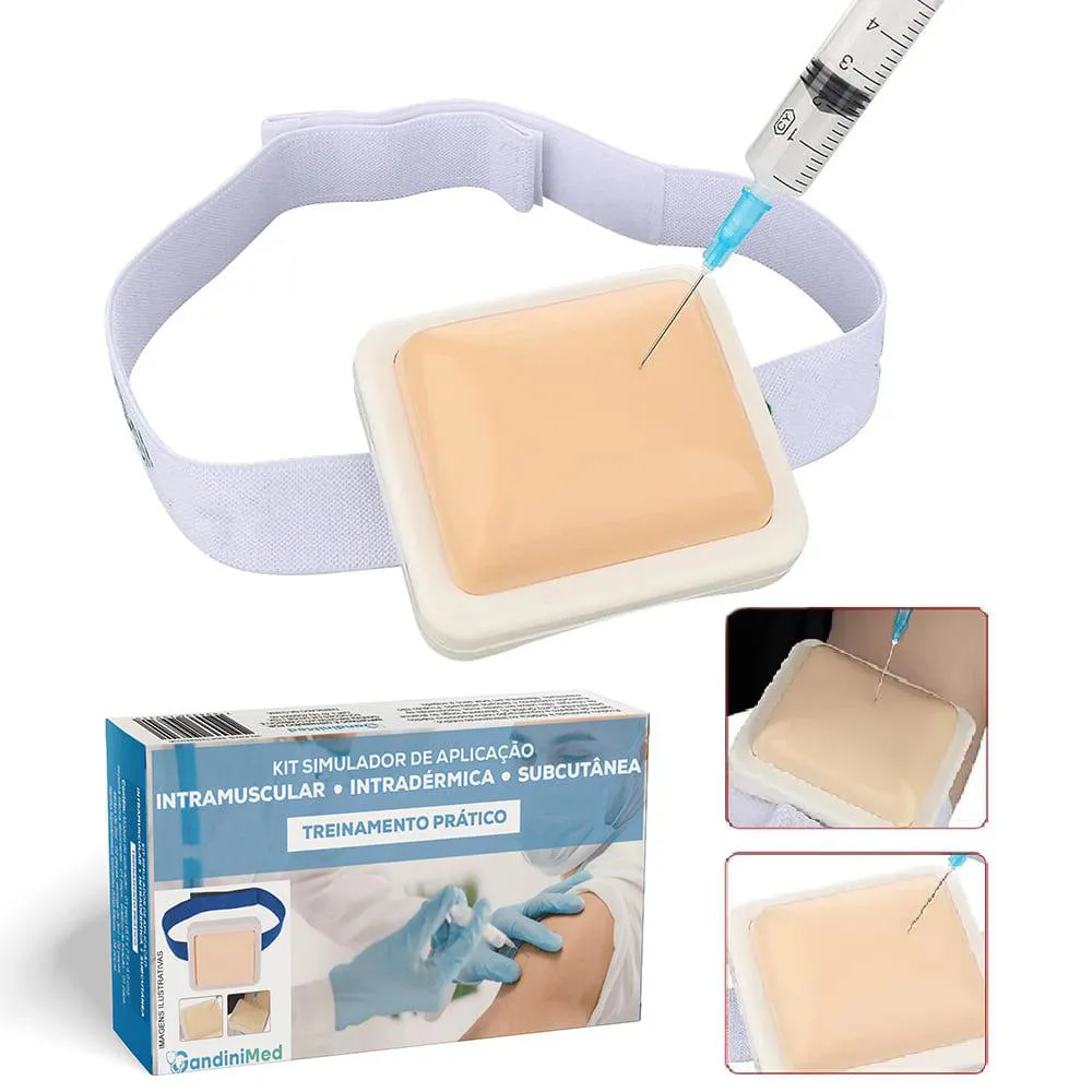SIMULADOR AVANçADO PARA TREINAMENTO DE APLICAçãO SUBCUTâNEA INTRAMUSCULAR INTRADéRMICA - GANDINIMED