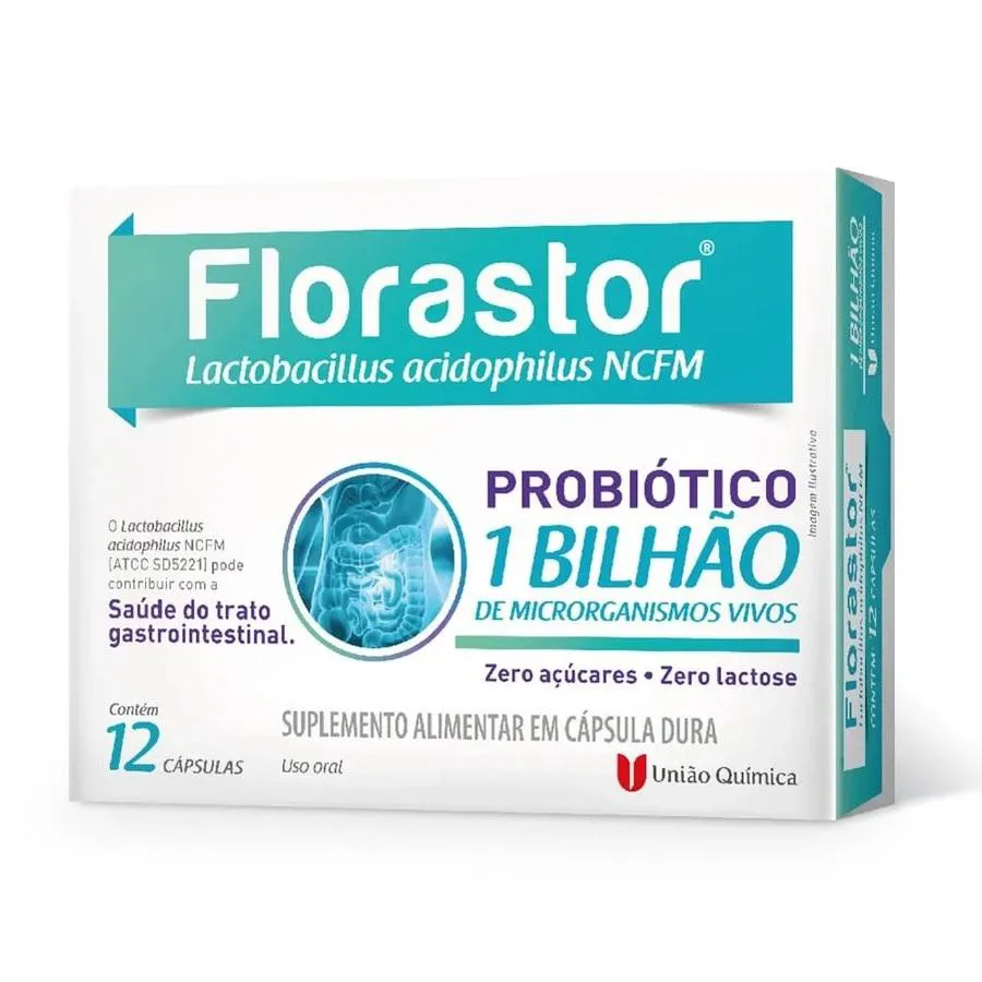 FLORASTOR LACTOBACILLUS 12CPS - UNIãO QUíMICA