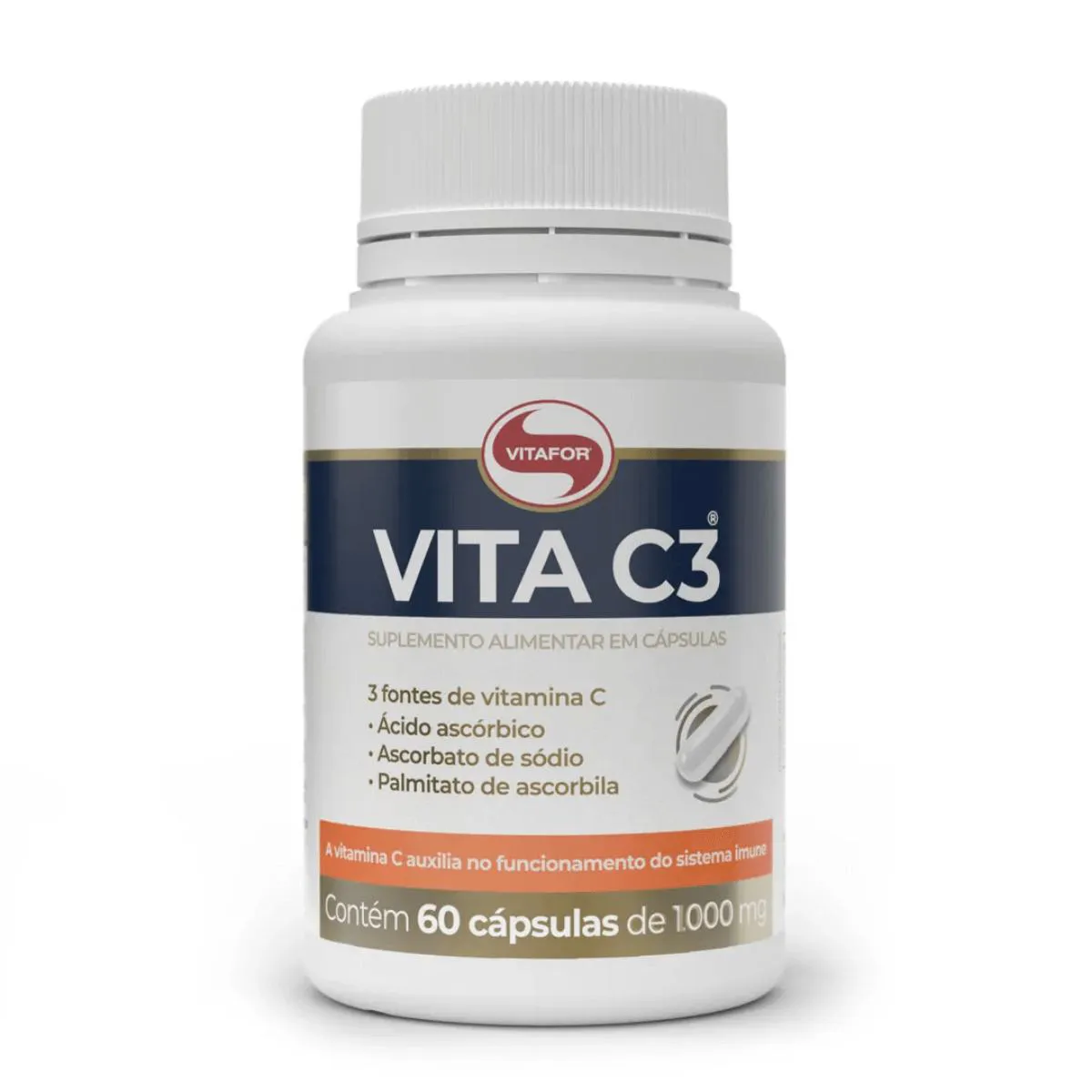 VITA C3 VITAMINA C 3 TIPOS 60 CáPSULAS VITAFOR
