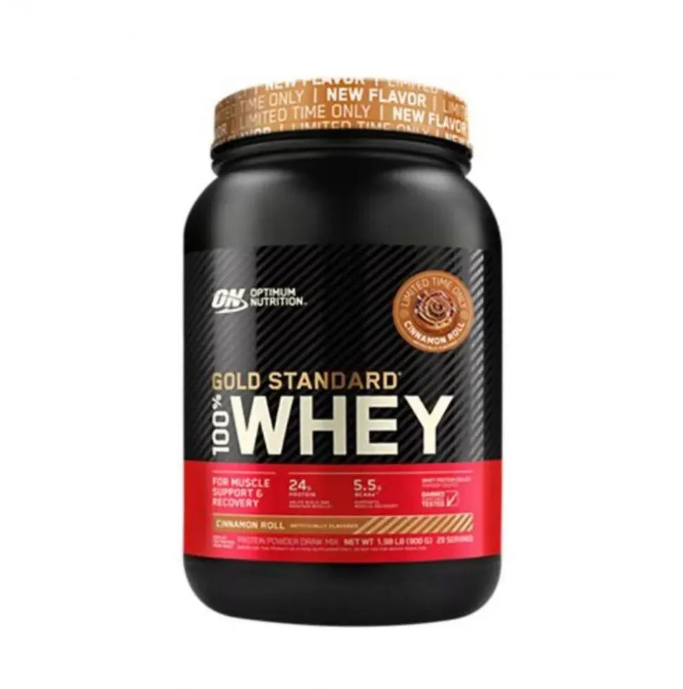 100% WHEY PROTEIN GOLD STANDARD (907G) - SABOR: CINNAMON ROLL (900G)