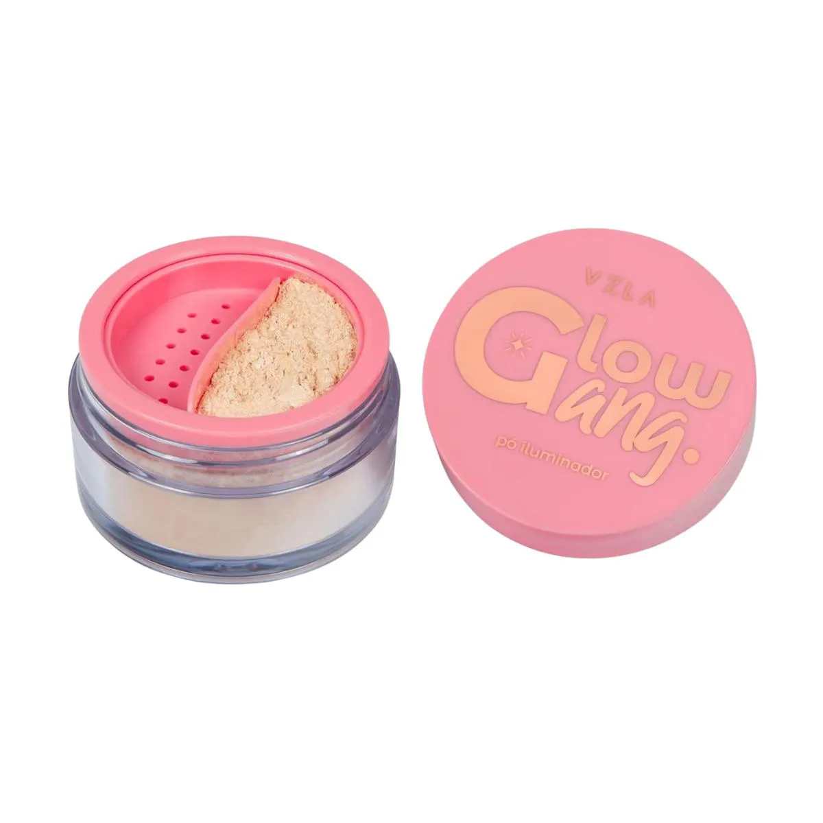 Pó ILUMINADOR GLOW GANG - COR 01 GLOW UP - VIZZELA