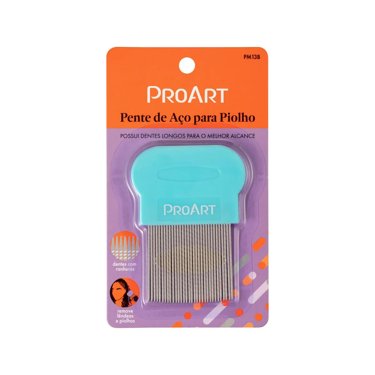 PENTE DE AçO PARA PIOLHOS - PROART