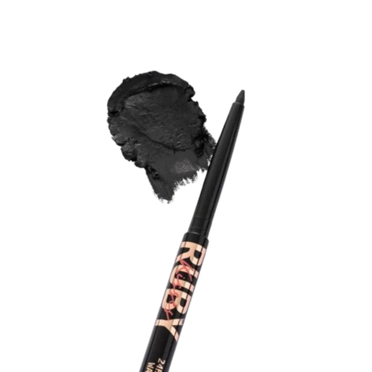 LáPIS RETRáTIL EM GEL à PROVA D´áGUA - RUBY KISSES Blackest Black