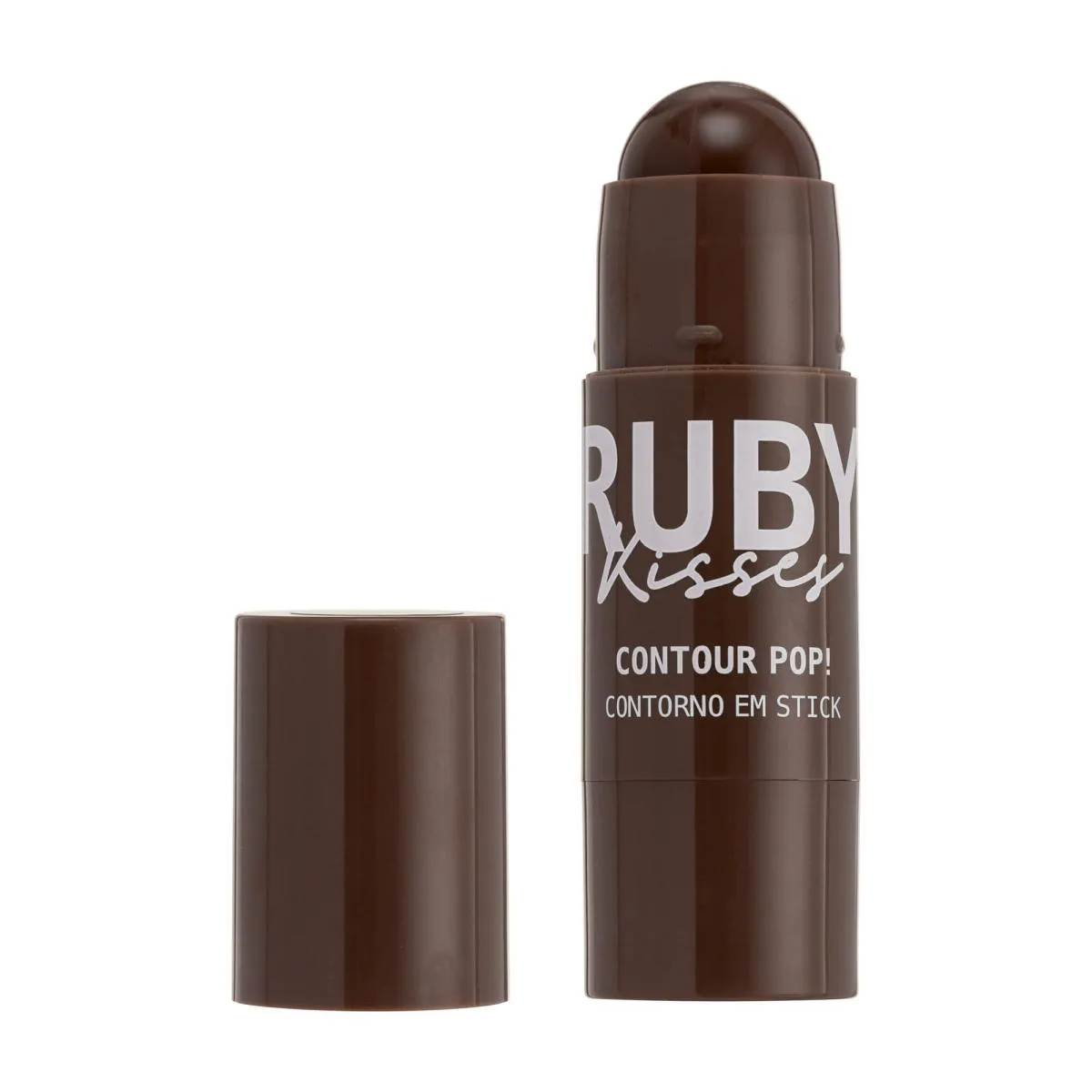 CONTORNO EM STICK POP! - RUBY KISSES Marrom Escuro