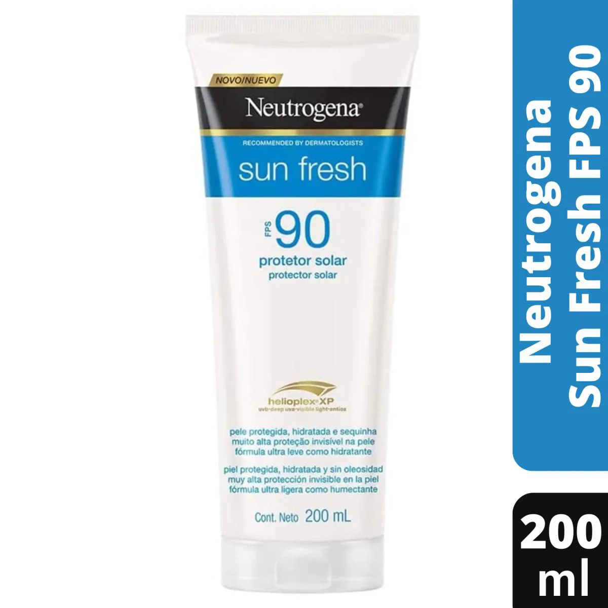 PROTETOR SOLAR NEUTROGENA SUN FRESH HIDRATANTE FPS 90 200ML