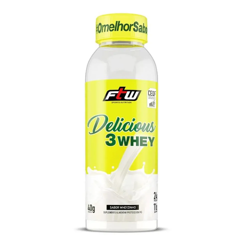 DELICIOUS 3WHEY (40G) - SABOR: WHEYZINHO (NATURAL)