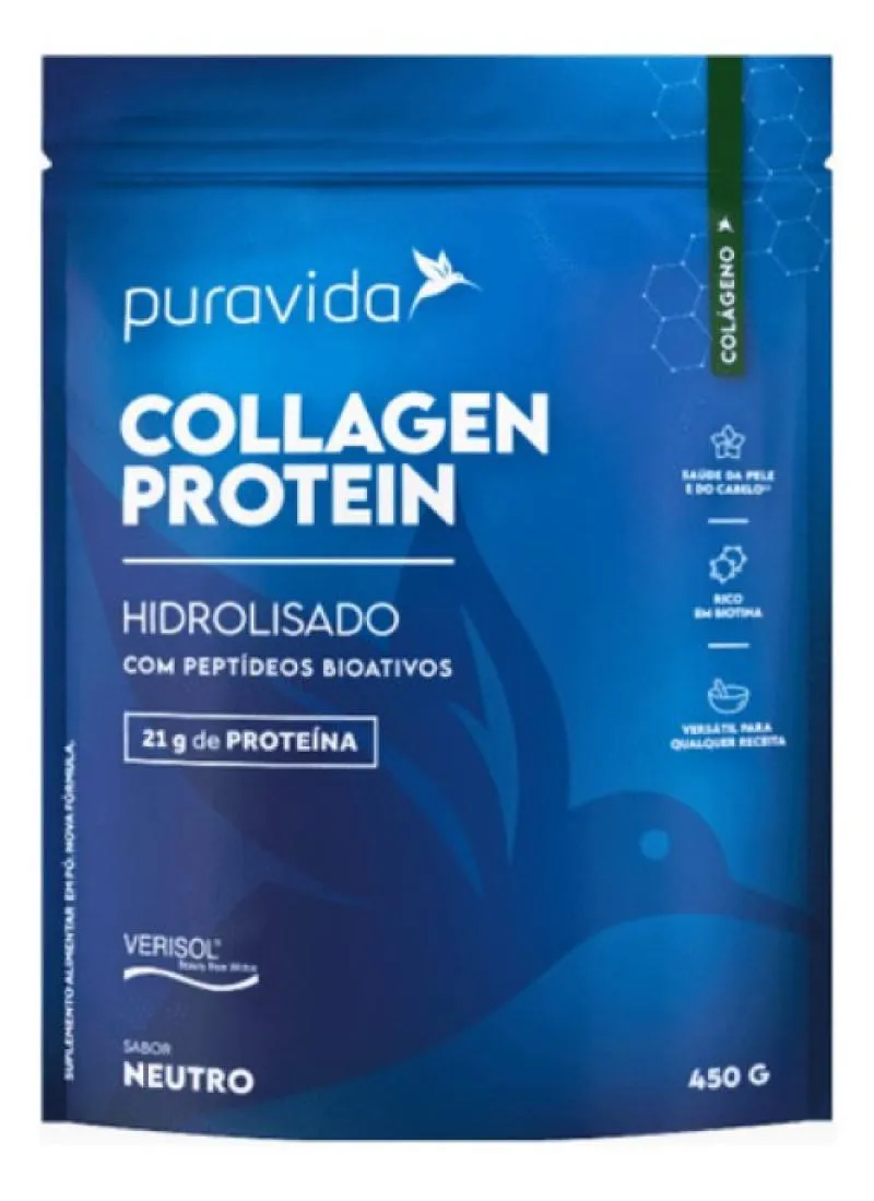 COLLAGEN PROTEIN HIDROLISADO- VERISOL- PURAVIDA- NEUTRO 450G