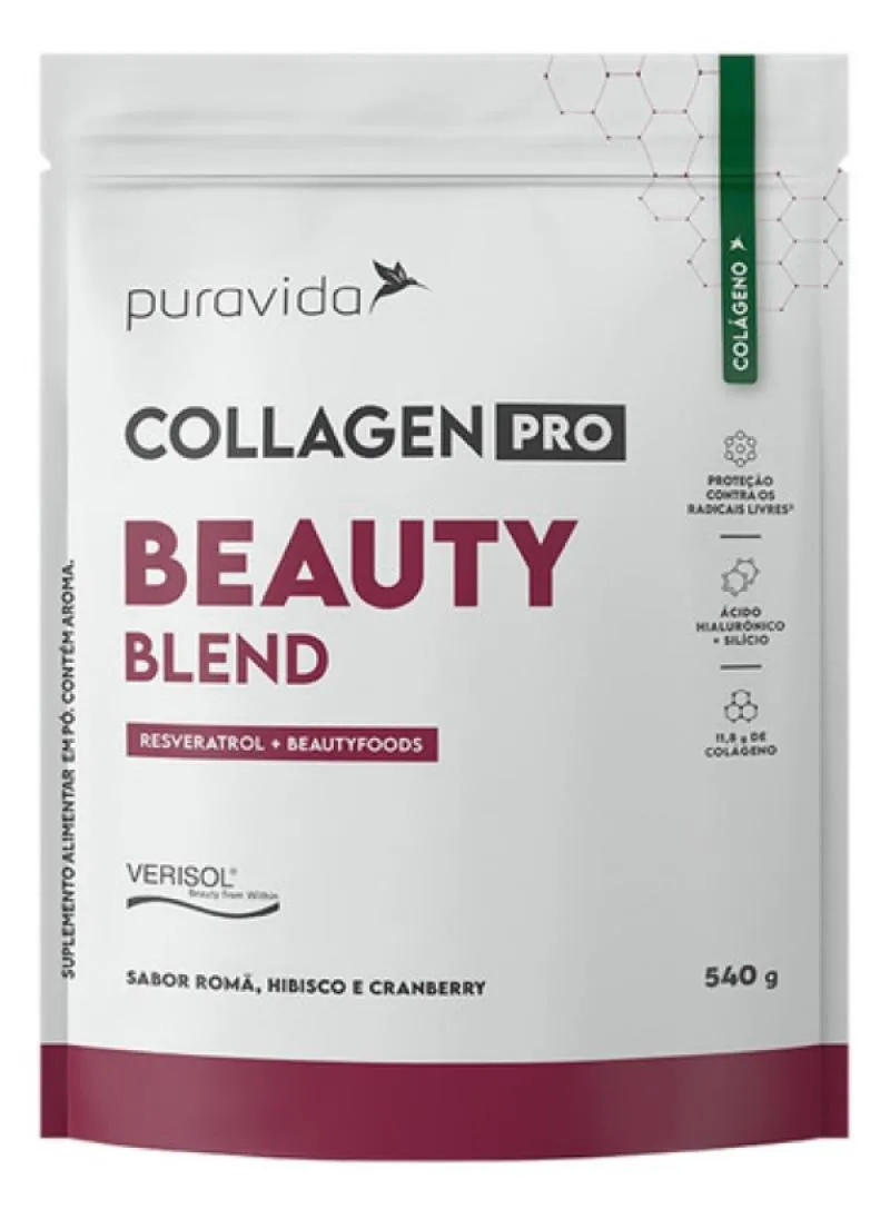 COLLAGEN PRO BEAUTY BLEND - VERISOL- 540G- PURA VIDA