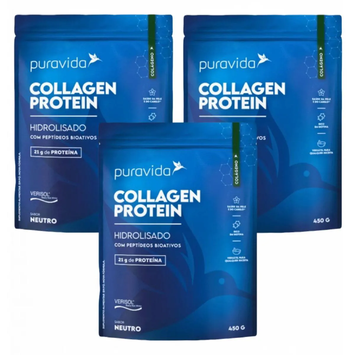 3X COLLAGEN PROTEIN HIDROLISADO- VERISOL- PURAVIDA- NEUTRO