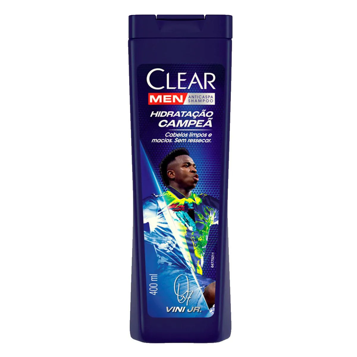 Shampoo Anticaspa Clear Men Hidratação Campeã Vini Júnior 400ml