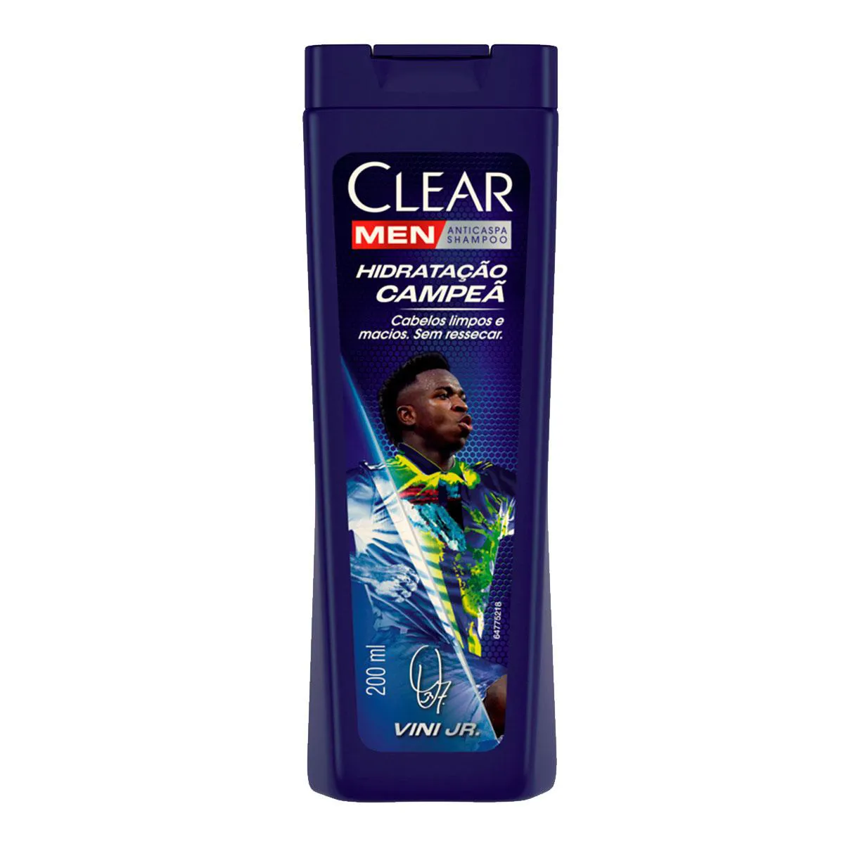 Shampoo Anticaspa Clear Men Hidratação Campeã Vini Júnior 200ml