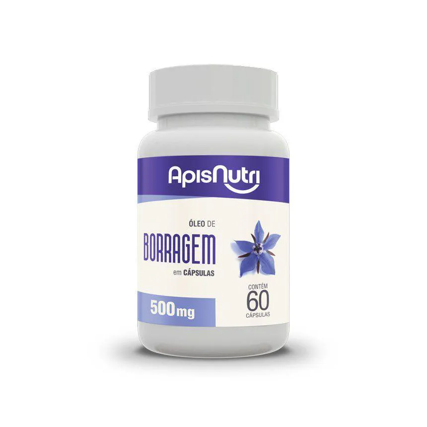 ÓLEO DE BORRAGEM 500MG (60 CAPS) - PADRãO: ÚNICO