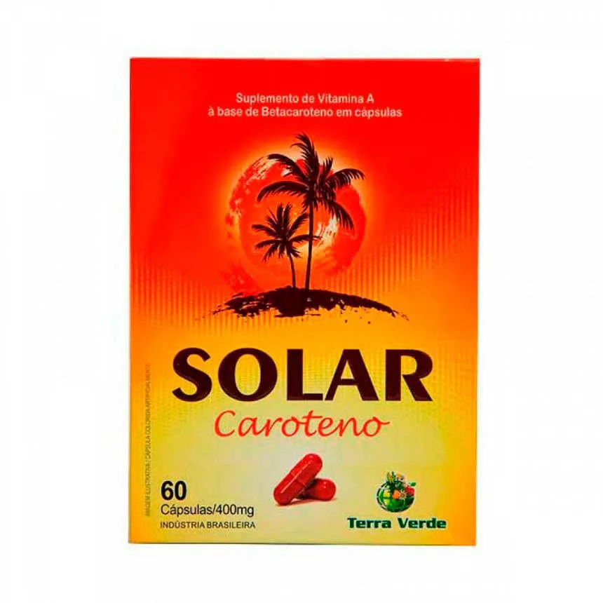 SOLAR BETACAROTENO 400MG (60 CAPS) - PADRãO: ÚNICO