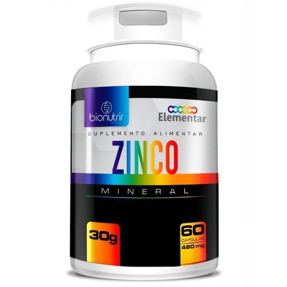 ZINCO 480MG (60 CAPS) - PADRãO: ÚNICO