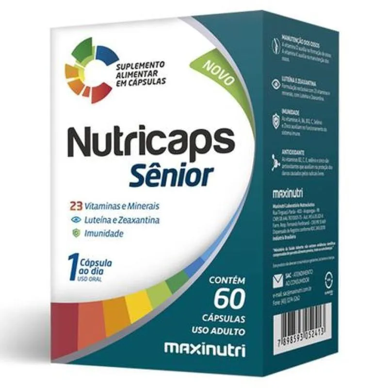 NUTRICAPS SêNIOR (60 CAPS) - PADRãO: ÚNICO
