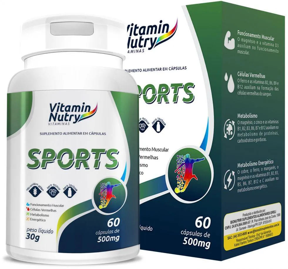 SPORTS MULTIVITAMíNICO (60 CAPS) - PADRãO: ÚNICO