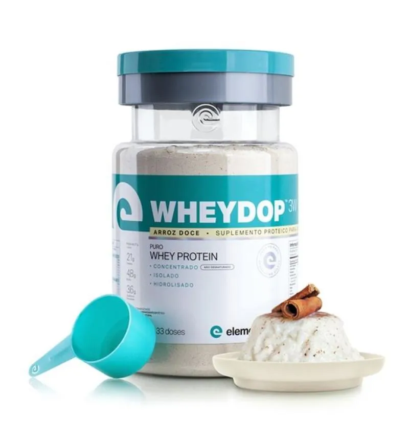 WHEYDOP 3W (900G) - SABOR: ARROZ DOCE