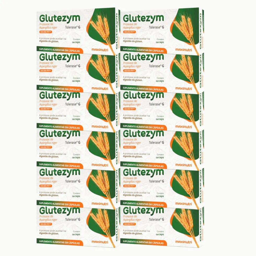 GLUTEZYM 348.000 DISPLAY (12 UNIDADES DE 06 CAPS) - PADRãO: ÚNICO