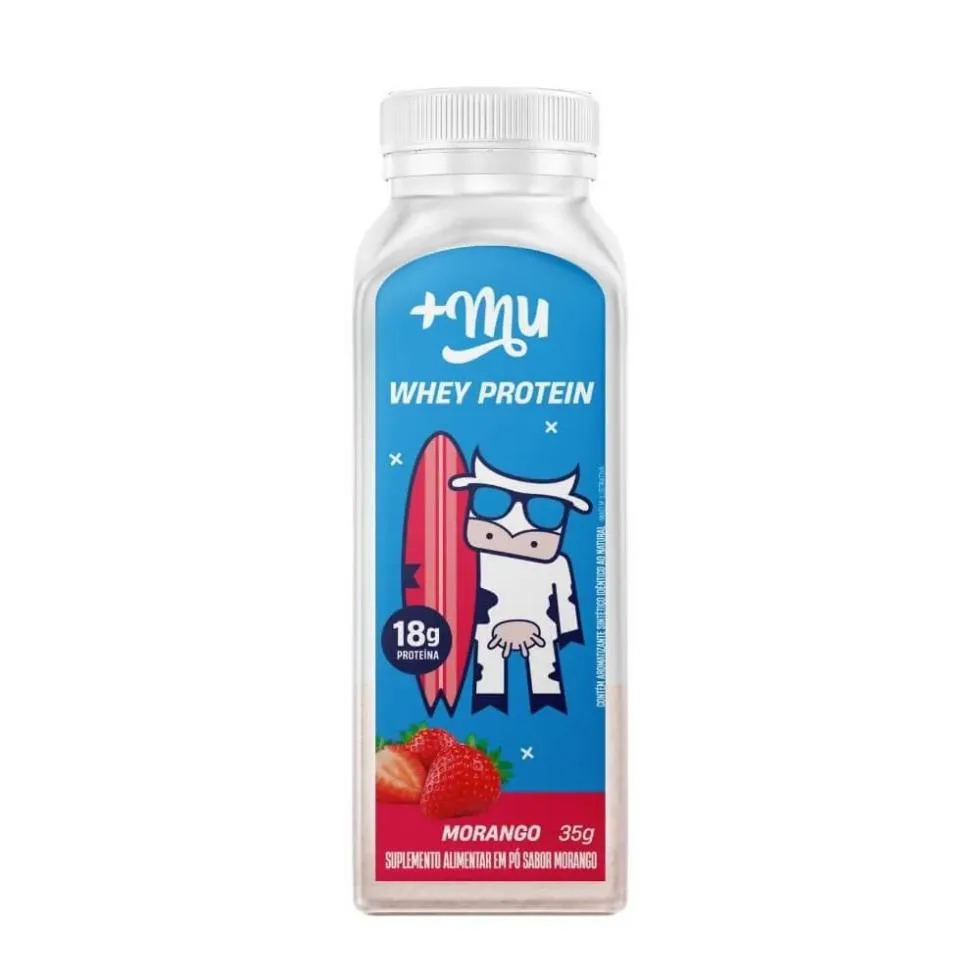 GARRAFINHA MAIS MU - SABOR: MORANGO (35G)