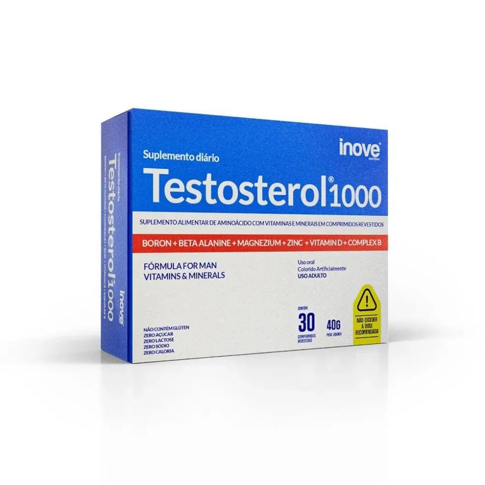 TESTOSTEROL 1000 (30 CAPS) - PADRãO: ÚNICO