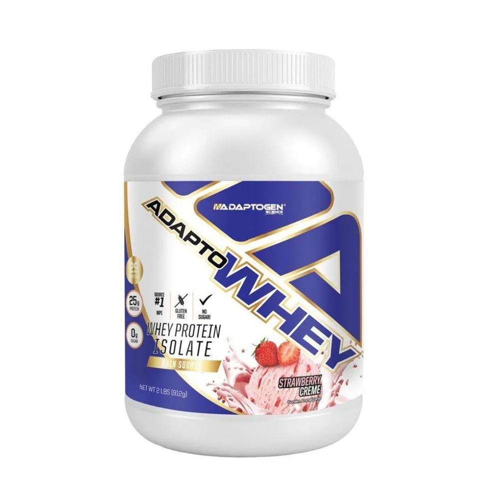 ADAPTO WHEY (900G) - SABOR: STRAWBERRY CREME (900G)