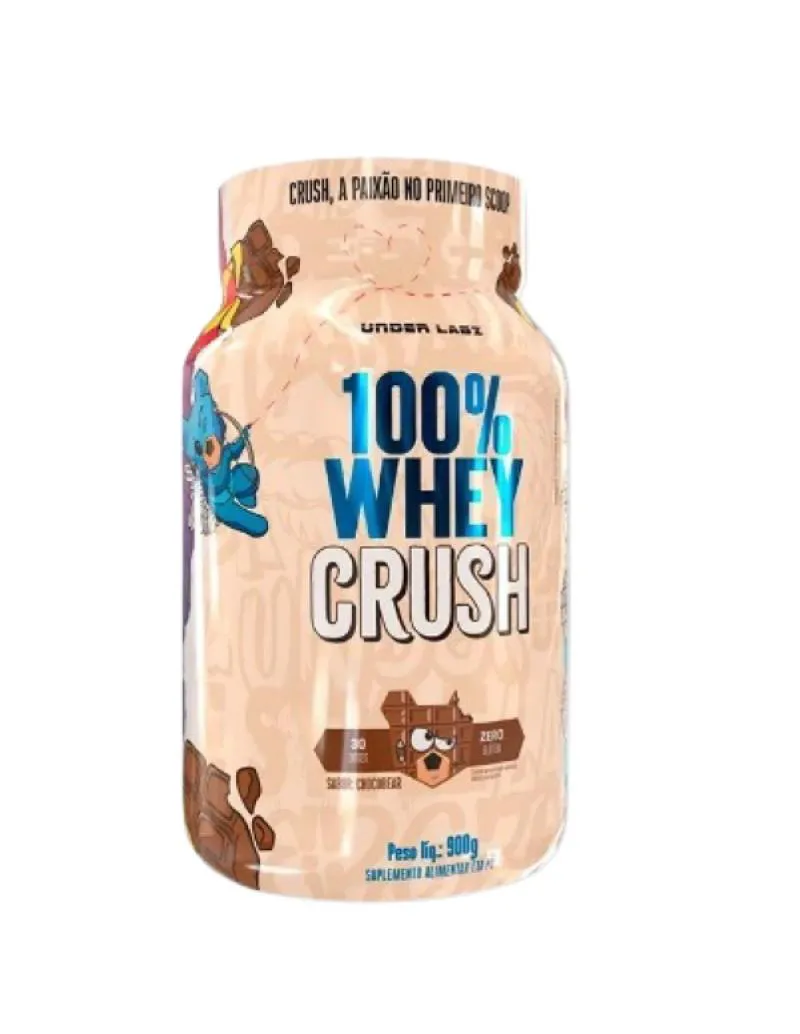 100% WHEY CRUSH 900G COM COENZIMA Q10 - UNDER LABZ Chocolate