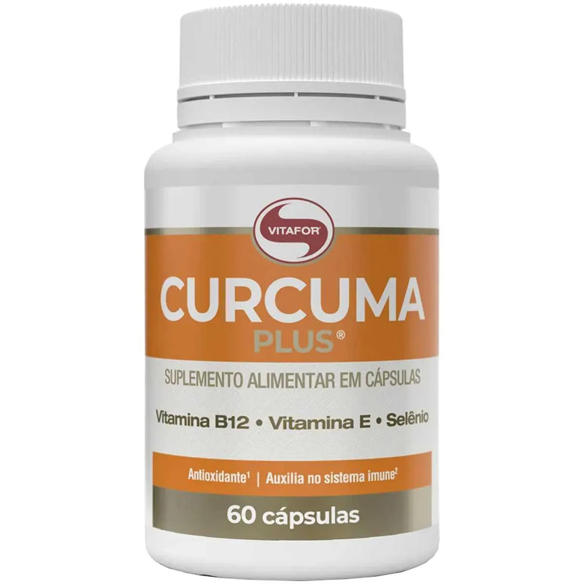 CURCUMA EM CAPSULA VITAFOR CURCUMA PLUS 500MG C/ 60 CáPSULAS