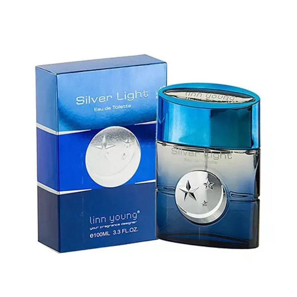 PERFUME SILVER LIGHT LINN YOUNG EAU DE TOILETTE MASCULINO 100ML