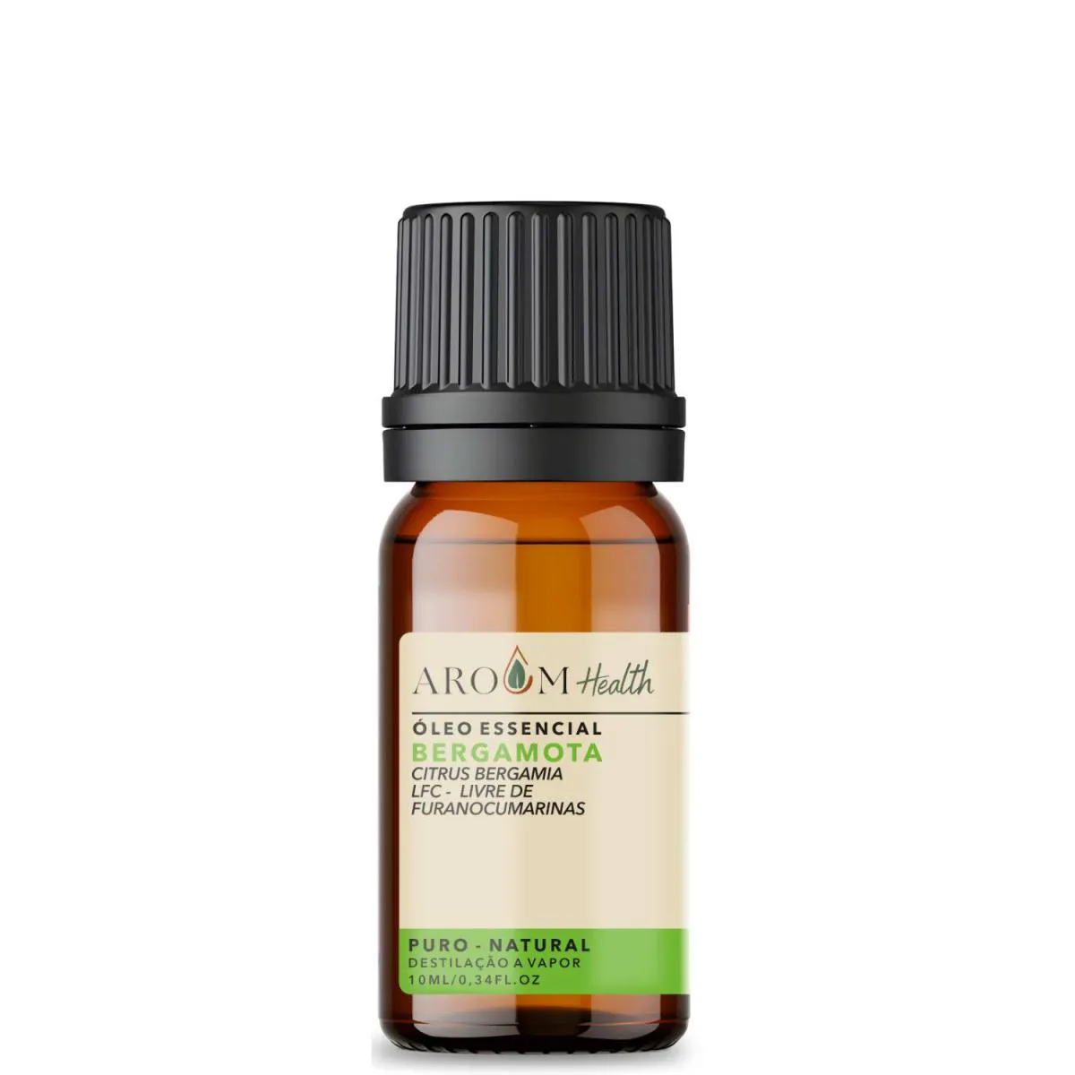 ÓLEO ESSENCIAL BERGAMOTA LFC PURO - 10 ML AROOM HEALTH