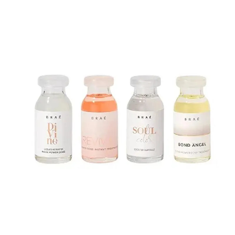 KIT BRAé 4 AMPOLAS DE TRATAMENTO  (DIVINE+ REVIVAL +SOUL + BOND ANGEL) 13ML