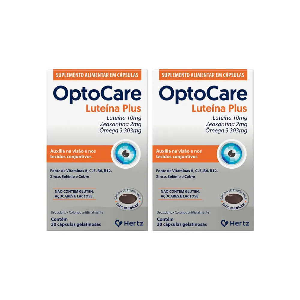 KIT 2UN OPTOCARE LUITEíNA PLUS COM 30 CáPSULAS - KLEY HERTZ